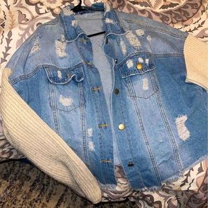 Fashion Nova Denim Jacket, large